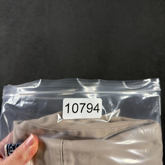 Vtg Polo Ralph Lauren Pants Mens 32x30 Beige Andrew Classic Fit Chino Pleated - Picture 15 of 15